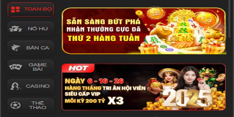 Các chương trình khuyến mãi giá trị nhằm hỗ trợ tài chính cho người chơi